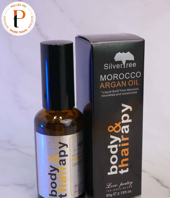 Tinh dầu Argan Morocco Silver Tree body & Hair therapy