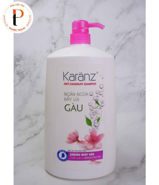 Dầu gội Karanz hương hoa Anh đào, ngăn ngừa - đẩy lui gàu