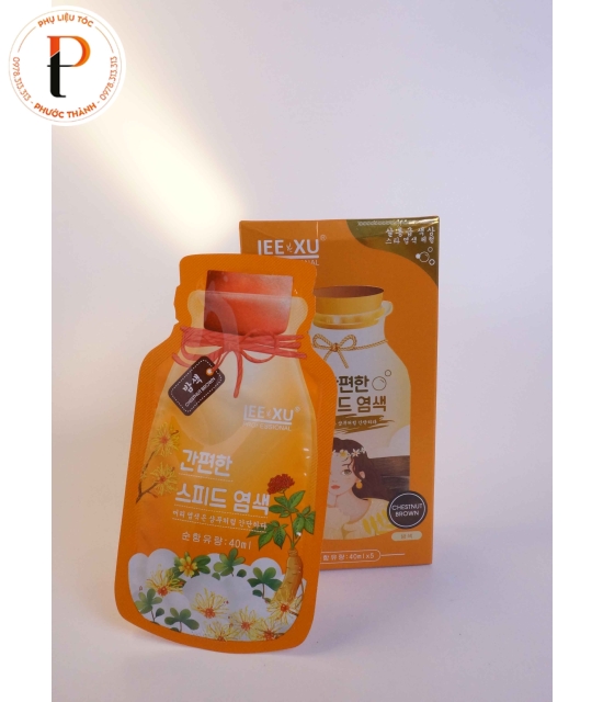 Gội phủ bạc Lee Xu - màu nâu hạt dẻ