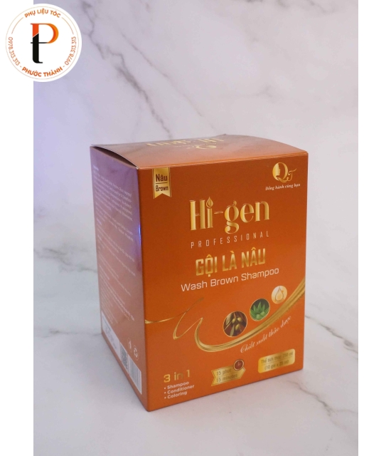 Dầu gội Hi-gen, Gội Là Nâu