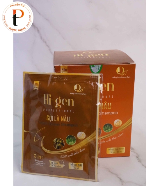 Dầu gội Hi-gen, Gội Là Nâu