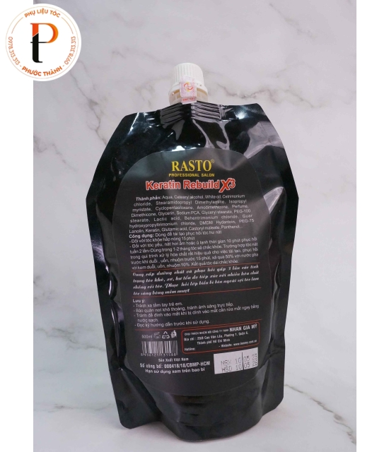 Hấp dầu Keratin Rebuild X3 Rasto