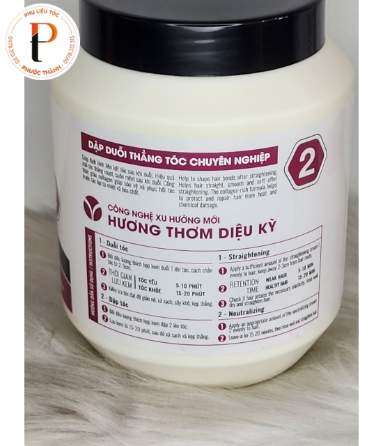 Kem duỗi thẳng tóc chuyên nghiệp - Xpros Plus (1000ml)